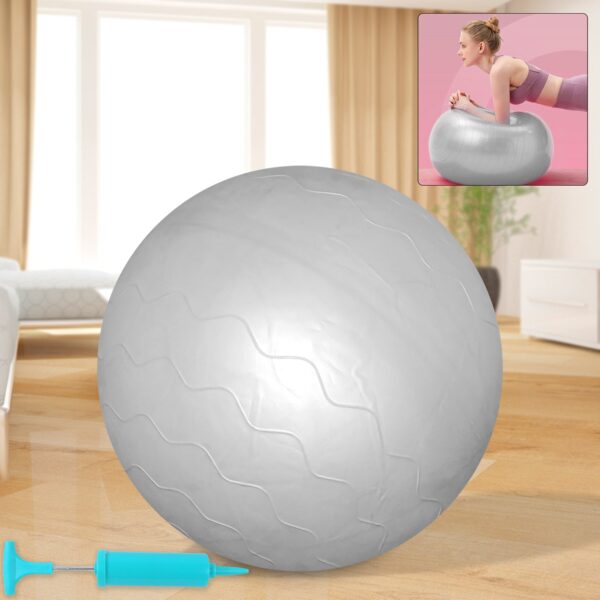 01_002f6d68-62fb-4ba3-86e3-4a09818e2b8e.jpg Heavy Duty Gym Ball Non-Slip Stability Ball with Foot Pump for Total Body Fitness