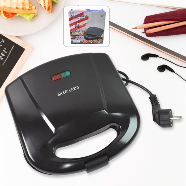 01_8d6c21f3-f1c8-4229-82c4-3c18f9a0acf1.jpg Sandwich Maker Makes Sandwich Non-Stick Plates| Easy to Use with Indicator Lights Sandwich toaster