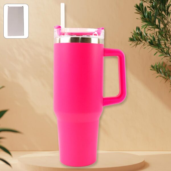 Pink Extra Large Insulated Travel Mug (1200ML - 1 Pc)