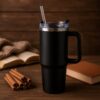 02_8dea2435-4d55-4513-b258-aad114718d40.jpg Premium 1200 ML Stainless Steel Vacuum Insulated Travel Mug with Straw and Handle (1200ML / 1 Pc)