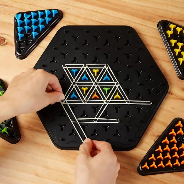02_942a44f9-dc60-4d39-a2da-6de11d4cae65.jpg Strategic Triangle Color Matching Puzzle Board Game for Kids & Family