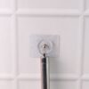 04_52a78384-9c11-4051-94b6-513ed393c778.jpg Heavy Duty Transparent Adhesive Wall Hook with Stainless Steel Screw Head (1 Pc)