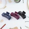04_996b8de9-c10a-4fc0-8f3c-d482e8fa4699.jpg Matte Finish Rectangle Hair Claw Clip for Women and Girls ? Assorted Color Pack ? 12 Pc
