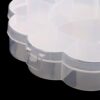 Round Compartment Plastic Storage Box (1 Pc)