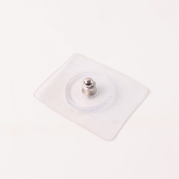 05_24d7941f-71d2-4ee5-a940-9230039cf56f.jpg Heavy Duty Transparent Adhesive Wall Hook with Stainless Steel Screw Head (1 Pc)