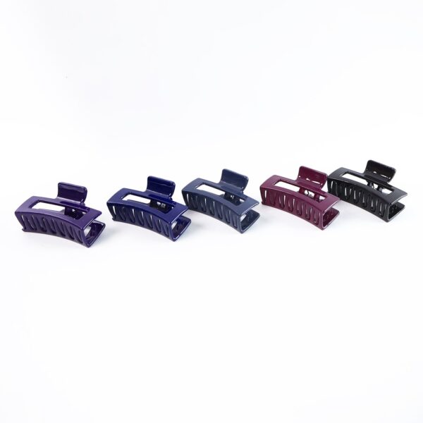 05_3a5abf08-cafc-454c-91d8-73042147ed22.jpg Matte Finish Rectangle Hair Claw Clip for Women and Girls ? Assorted Color Pack ? 12 Pc