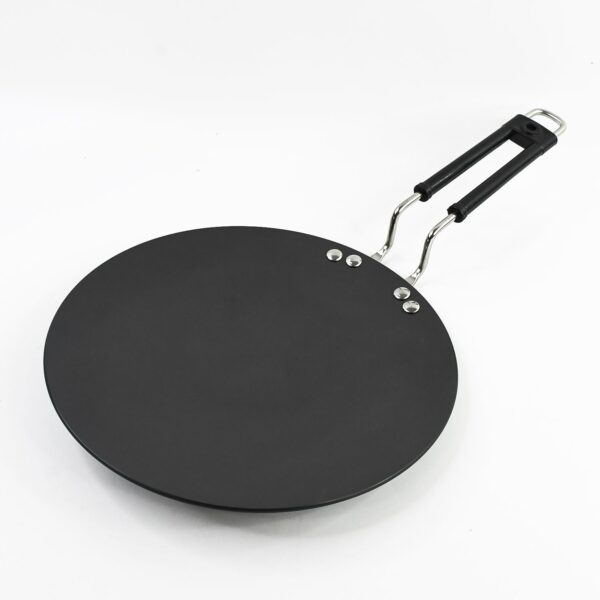 05_c1c0dd73-31af-41fc-8363-48423c6ab467.jpg Premium Non-Stick Flat Roti Tawa with Heat-Resistant Handle (10 Inch / 1 Pc)