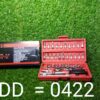 Socket 1 / 4 Inch Combination Repair Tool Kit (Red, 46 pcs)