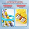 LALA Small Duck Climb Stairs Toy Roller Coaster with Flashing Lights & Music (3 Ducks)