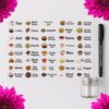 Kitchen Spice Jar Label Sticker Sheet (1 Sheet)