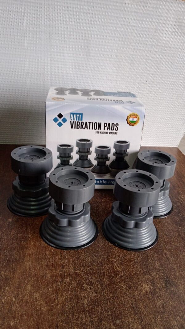 3887014a-94a1-4b70-864c-b04b81371d47.jpg Adjustable Multipurpose AntiVibration For Appliances (Set of 4Pc)