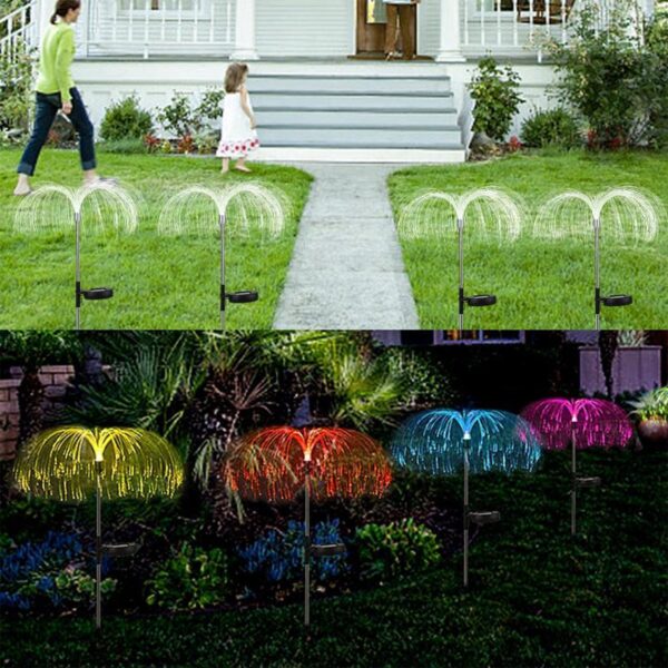 3image_8cc068e3-a343-473d-b674-91c9f06df822.jpg Solar Outdoor Lights ? 7-Color Waterproof Jellyfish Like Firework Home Decor (2pcs)