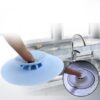 Creative 2-in-1 Silicone Sewer Sink Sealer Cover Drainer (multicolour)