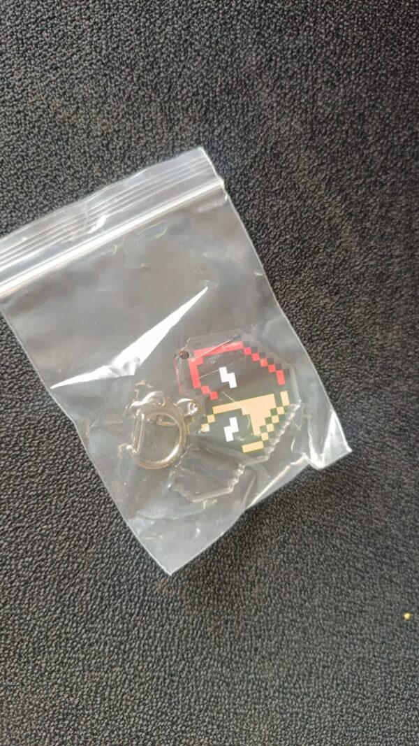 63a27741-bd89-4dba-a727-0bbedc6cf526.jpg Pixel Style Acrylic Cartoon Keychain with Funky Design (1 Pc)