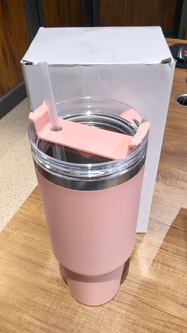 7c4158b1-345d-4cc6-abe9-7d8b2f1dbd6d.jpg Peach Extra Large Insulated Travel Mug (1200ML - 1 Pc)
