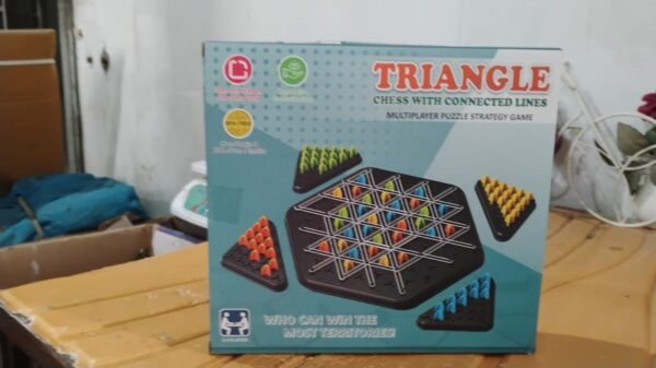 80d7a7d0-9767-463e-b0de-e412c2cb21b0.jpg Strategic Triangle Color Matching Puzzle Board Game for Kids & Family