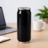 Stainless Steel Can-Shaped Vacuum Flask with Built-In Straw 500ml Approx (1 Pc)