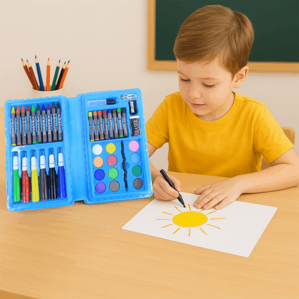 Piece Complete Kids Art & Craft Stationery Set