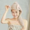 Hair-Towel-02_6351fffe-9e9c-4838-8c1d-b87d744167f6.jpg Cute Animal Ear Hooded Hair Drying Towel Wrap (1 Pc)