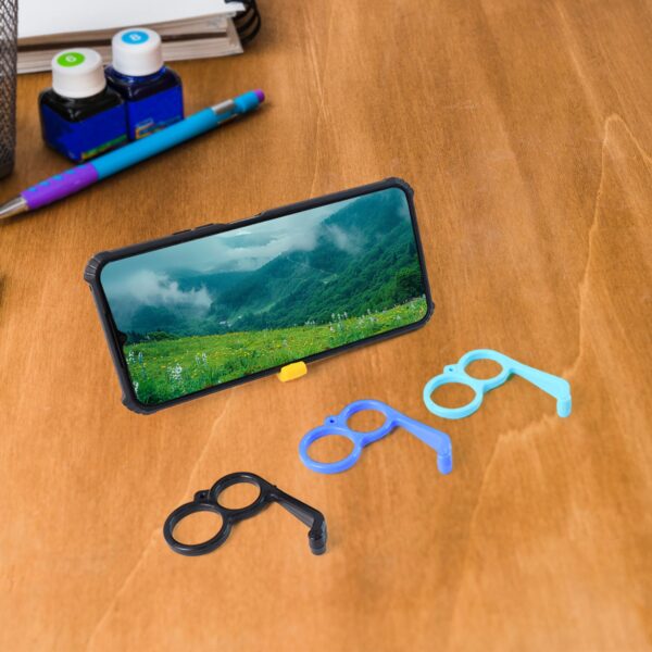 Mobile-Phone-Grip-Holder-03.jpg Plastic Hand Mobile Stand (Mix Color / 50 Pc)