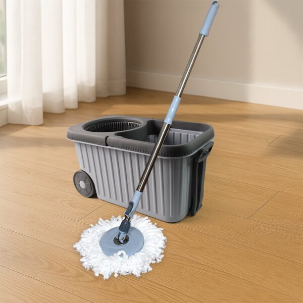 Mop-01_01eddc59-5f8b-406d-9ede-188d0a52eedf.jpg Apex Magic Spin Mop Cleaning Set with Dual Chamber Bucket & Wheels