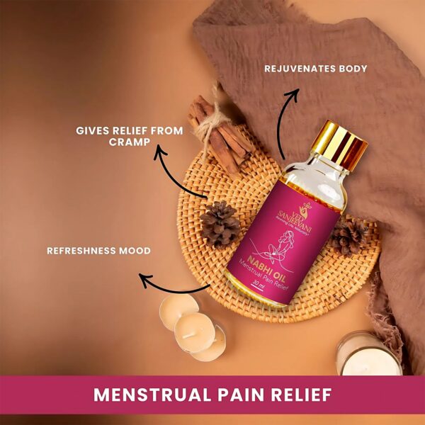 NabhiOil02.jpg Ved Sanjeevani Nabhi Oil for Menstrual Pain Relief (30ML / 1 Pc)