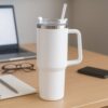 White Extra Large Insulated Travel Mug (1200ML - 1 Pc)