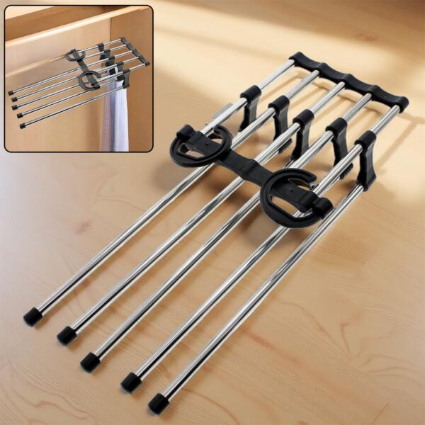 Adjustable Big Trouser Pants Hanger Organizer