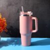 Tumbler-02_c9c5c3b0-91f1-4a85-b35e-6dfa543500bc.jpg Peach Extra Large Insulated Travel Mug (1200ML - 1 Pc)