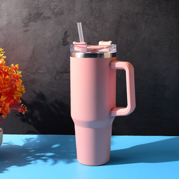 Tumbler-02_c9c5c3b0-91f1-4a85-b35e-6dfa543500bc.jpg Peach Extra Large Insulated Travel Mug (1200ML - 1 Pc)