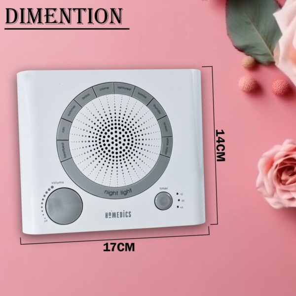 WhatsAppImage2023-10-12at1.54.41PM_4.jpg Sleep Therapy Sound Machine with 8 Soothing Sounds (Battery, Timer Option)
