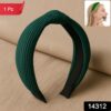Women?s Ribbed Texture Knot Design Hairband (1 Pc / Mix Design)