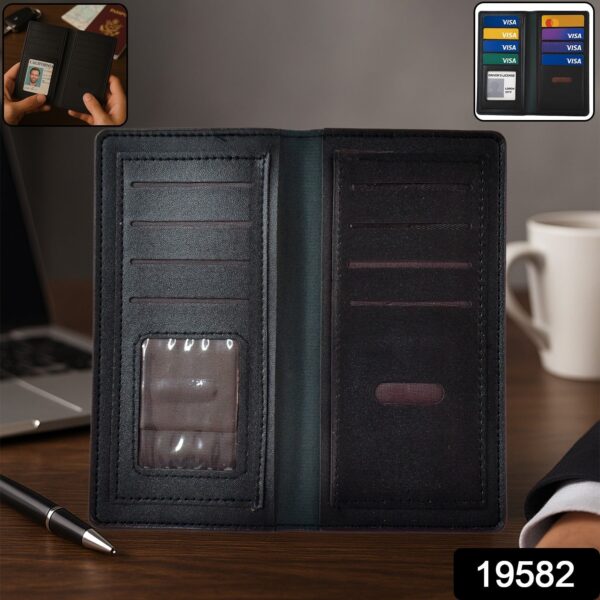 Premium Multi-Compartment Travel Document Holder and Card Organizer Wallet (1 Pc)