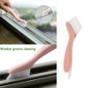 Window-Corner-Cleaning-Brush-02.jpg Multi-Functional 2-in-1 Groove Cleaning Brush with Crevice Scraper