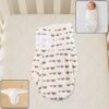 Soft Cotton Adjustable Baby Swaddle Wrap for Newborns (1 Pc)
