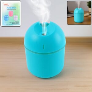 Blue USB Mini Air Humidifier for Home & Office (1 Pc)