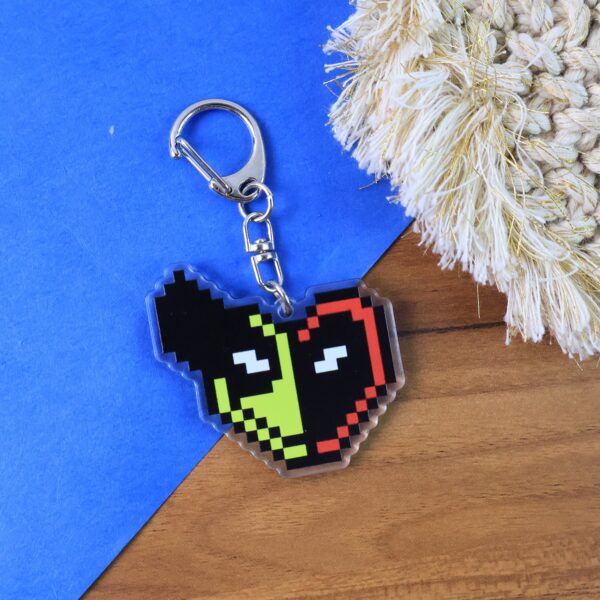 keychain-05_a112b624-ef3f-4e42-98a9-4f6942f7d4ae.jpg Pixel Style Acrylic Cartoon Keychain with Funky Design (1 Pc)