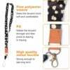 Floral Print Neck Lanyard Strap with Clip Hook & Mobile String (1 Pc)