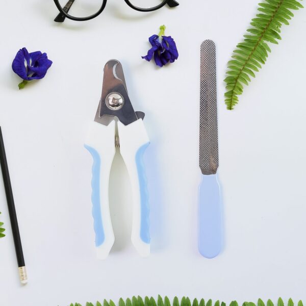 pet-nail-cutter-04_6ac92b3f-dffe-41aa-9b6f-9f868809528c.jpg Pet Nail Clipper and Nail File Grooming Kit for Dogs and Cats (Mix Color / 2 Pc)