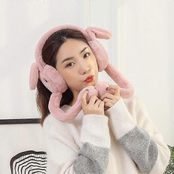 plush-bunny-earmuff-02_db7fe328-ceb2-4259-ac17-531ecb4eaa13.jpg Cute Jumping Rabbit Ear Plush Winter Earmuffs (1 Pc)