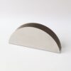 Stainless Steel Half-Moon Shaped Tissue Paper Napkin Holder Stand (1 Pc)